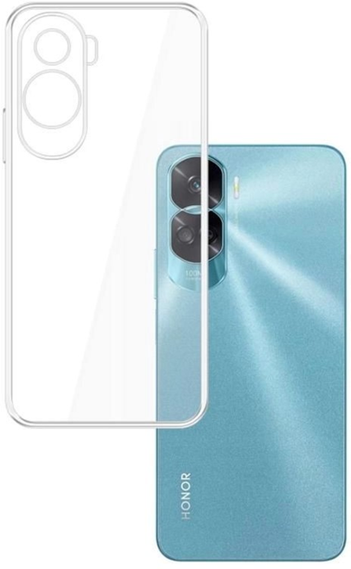 Etui 3MK Clear Case do Honor 90 Lite Transparent (5903108556866) - obraz 1