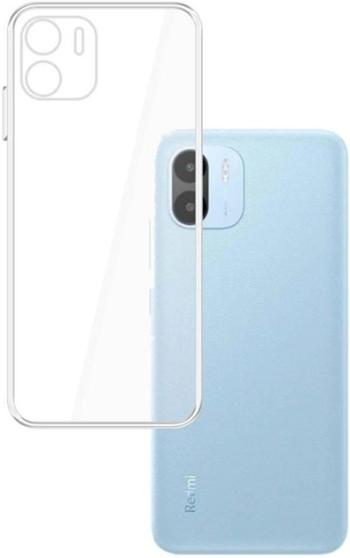 Etui 3MK Clear Case do Xiaomi Redmi A2 Transparent (5903108557344) - obraz 1