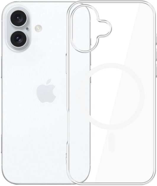 Etui 3MK Clear MagCase do Apple iPhone 16 Plus Transparent (5903108587099) - obraz 1