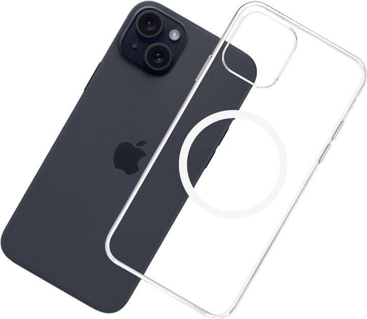 Etui 3MK Clear MagCase do Apple iPhone 15 Transparent (5903108587044) - obraz 4
