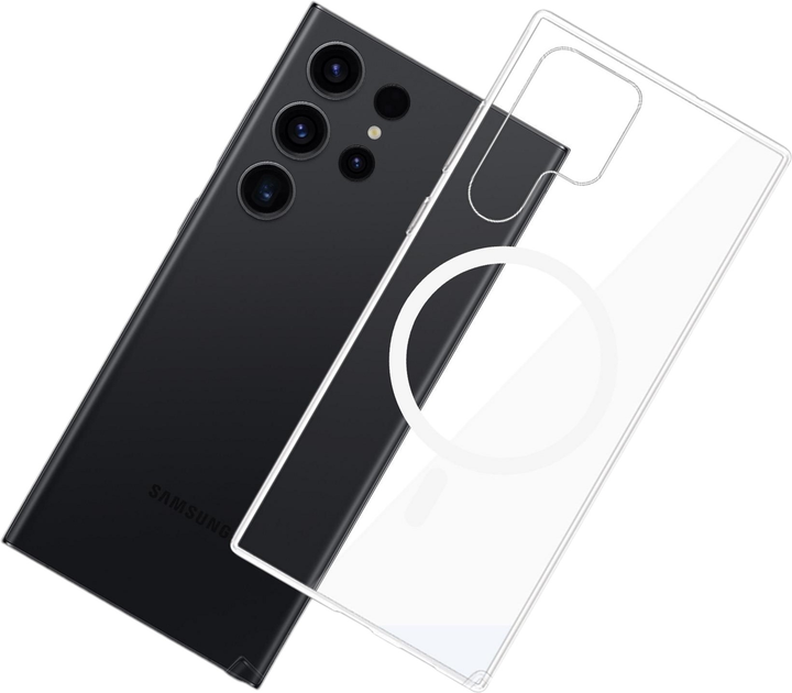 Etui 3MK Clear MagCase do Samsung S23 Ultra Transparent (5903108587143) - obraz 4