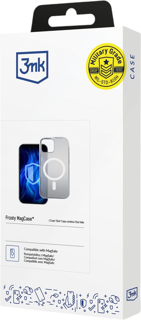 Панель 3MK Frosty MagCase для Apple iPhone 15 Pro White (5903108596718) - зображення 2