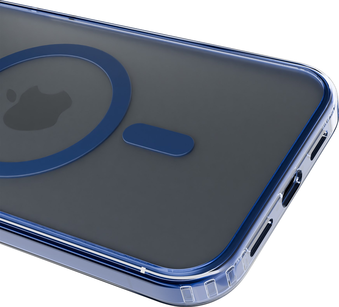 Etui 3MK Frosty MagCase do Apple iPhone 16 Pro Blue (5903108596411) - obraz 6