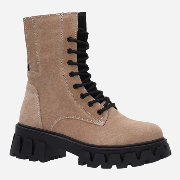 Жіночі берці високі VENEZIA GSZ23-719 BEIG N 37 24 см Бежеві (5906140660089) - зображення 3