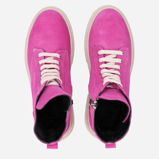 Trapery damskie zamszowe VENEZIA R029SUPIOBB047 40 26 cm Różowe (5906140545003) - obraz 5