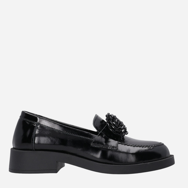 Loafersy damskie lakierowane VENEZIA B010PABLOBM046 41 26.5 cm Czarne (5906140526484) - obraz 1