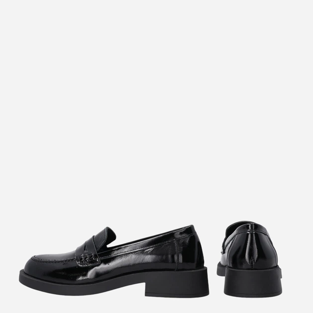 Жіночі лофери зі шкіри VENEZIA B009PABLOBM046 38 24.5 см Чорні (5906140526514) - зображення 4