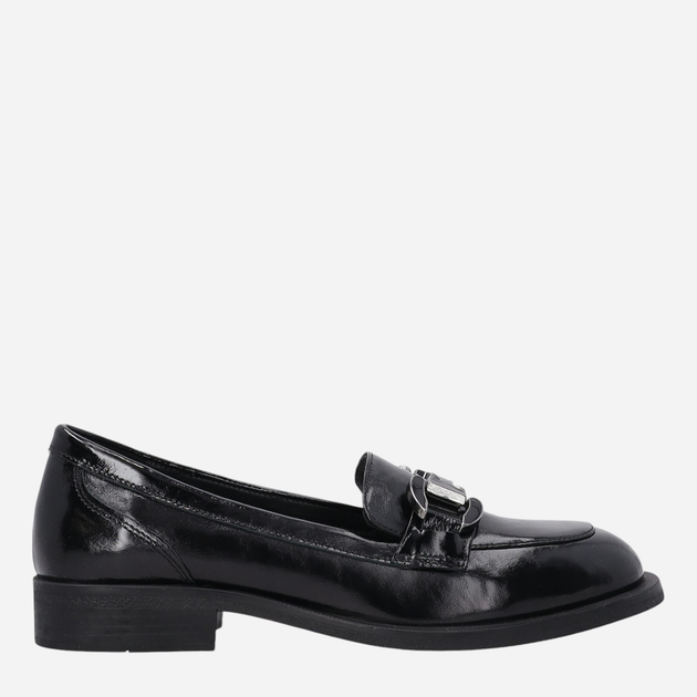 Loafersy damskie lakierowane VENEZIA A004PABLOBM028 36 23.5 cm Czarne (5906140519493) - obraz 1