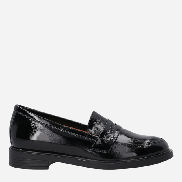 Loafersy damskie lakierowane VENEZIA E021PABLOBM061 39 25 cm Czarne (5906140546963) - obraz 1