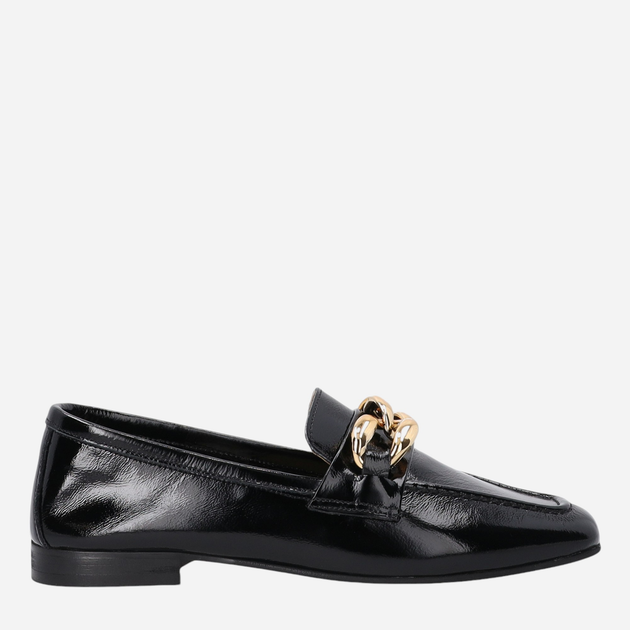 Loafersy damskie lakierowane VENEZIA L052PABLOBM034 38 24.5 cm Czarne (5906140543146) - obraz 1