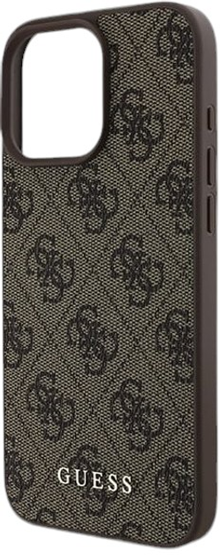 Панель Guess Hardcase 4G Classic для Apple iPhone 16 Pro Max Brown (GUHCP16XG4GFBR) - зображення 6