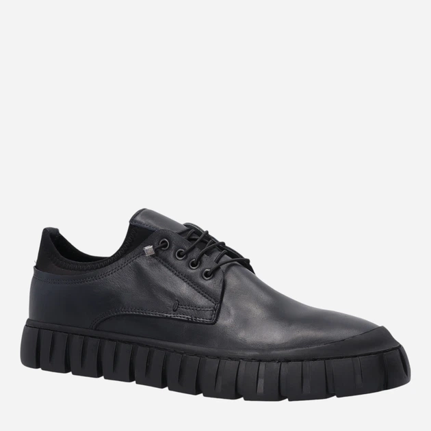 Buty derby męskie skórzane VENEZIA D003LENAMSP081 42 28.6 cm Granatowe (5906140527023) - obraz 3