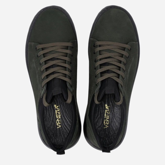 Чоловічі туфлі VENEZIA Y013NUGRMSP044 42 28.6 см Темно-зелені (5906140505045) - зображення 5