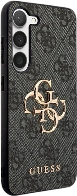 Панель Guess Hardcase 4G Big Metal Logo для Samsung Galaxy A55 A556 Black (GUHCSA554GMGGR) - зображення 5