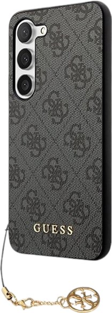 Панель Guess Hardcase 4G Charms Collection для Samsung Galaxy A55 A556 Black (GUHCSA55GF4GGR) - зображення 3