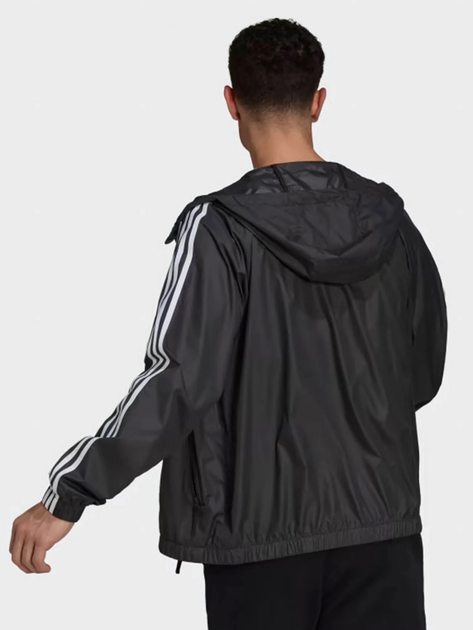 Спортивна вітровка чоловіча adidas Bsc 3S Wind Jkt H65776 M Чорна (4065423944917) - зображення 2