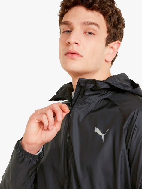Kurtka wiatrówka męska sportowa Puma Favorite Woven Jacket 52168401 S Czarna (4064535576788) - obraz 4
