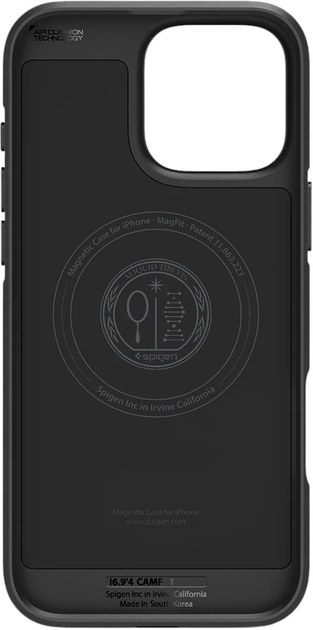 Чохол Spigen Core Armor MagFit для Apple iPhone 16 Pro Max Black (8809971229609) - зображення 5