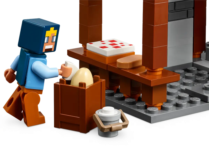 Конструктор LEGO Minecraft Ферма з млином 462 елементи (21262) - зображення 6