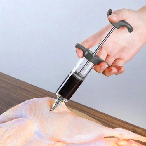 Кухонный шприц для маринования мяса RUHHY 50 мл с 3 иглами для инъекций 23055 - Фото 6 Кухонный шприц для маринования мяса RUHHY 50 мл с 3 иглами для инъекций 23055 - изображение 6