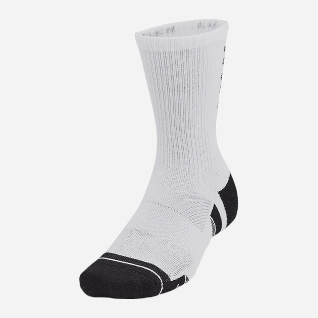 Набор женских носков высоких Under Armour Perf Tech Nov 3pk Crew 1379515-101 M 3 пары Белый (196884686529) - Фото 2 Набор женских носков высоких Under Armour Perf Tech Nov 3pk Crew 1379515-101 M 3 пары Белый (196884686529) - изображение 2