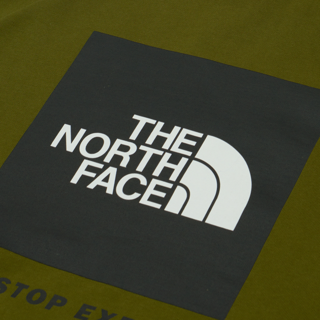 Худі чоловіче The North Face Raglan Redbox NF0A2ZWUPIB M Оливкове (196575387483) - зображення 5