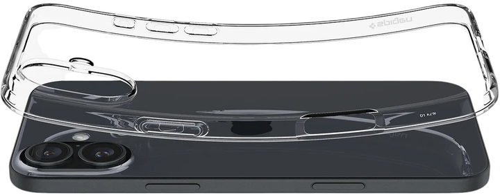 Etui Spigen Liquid Crystal do Apple iPhone 16 Plus Transparent (8809971229791) - obraz 4