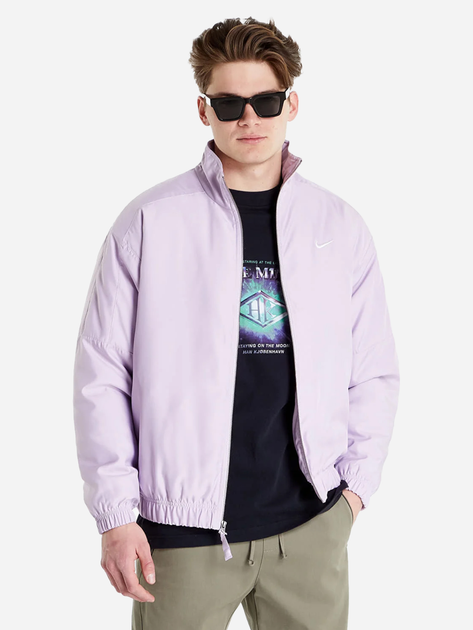 Kurtka wiatrówka męska sportowa Nike Lab Satin Bomber Jacket DN1266-530 M Lawendowa (195245907839) - obraz 1
