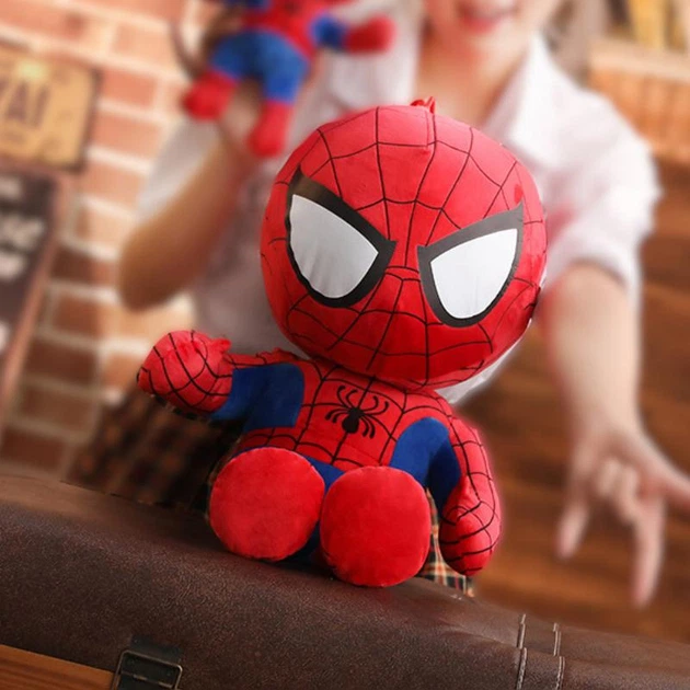 Мягкая игрушка обнимашка Marvel Chibi Spider-Man Чиби Человек-Паук