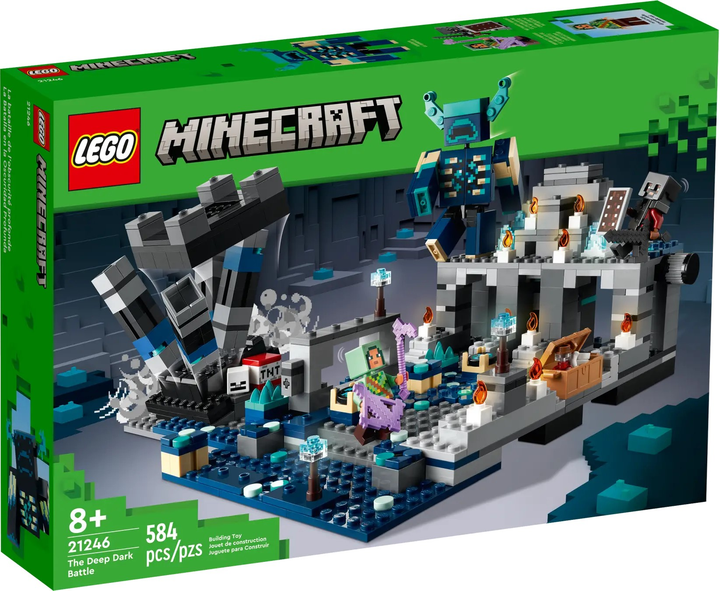 Zestaw klocków LEGO Minecraft  Bitwa w mrocznej głębi 584 elementy (21246) - obraz 1