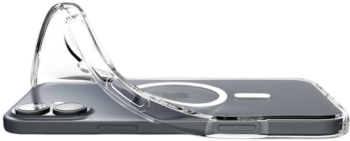 Etui Spigen Liquid Crystal MagSafe do Apple iPhone 16 Transparent (8809971232715) - obraz 4