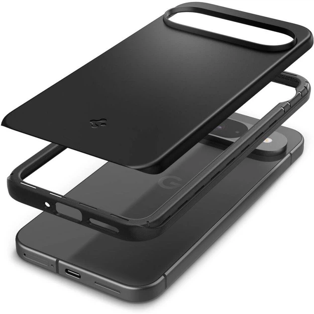 Etui Spigen Thin Fit Google Pixel 9/9 Pro Czarny/Black ACS07697 (8809971226462) - obraz 8