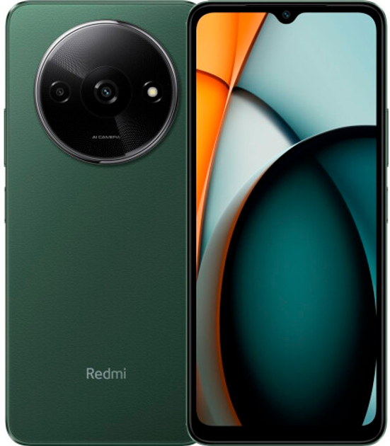 Мобільний телефон Xiaomi Redmi A3 4/128GB Forest Green (MZB0GLBEU) - зображення 1