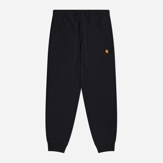 Спортивні штани чоловічі Carhartt WIP American Script I027042-89XX XL Чорні (4064958267140) - зображення 3