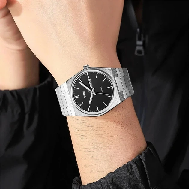 Наручные мужские часы Skmei 8829/9288SIBK Украина Silver-Black (7_01125) - изображение 4