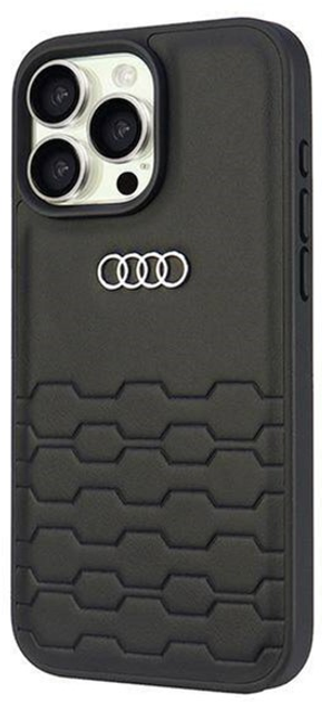 Etui Audi Synthetic Leather do Apple iPhone 16 Pro Max Black (6955250228442) - obraz 2