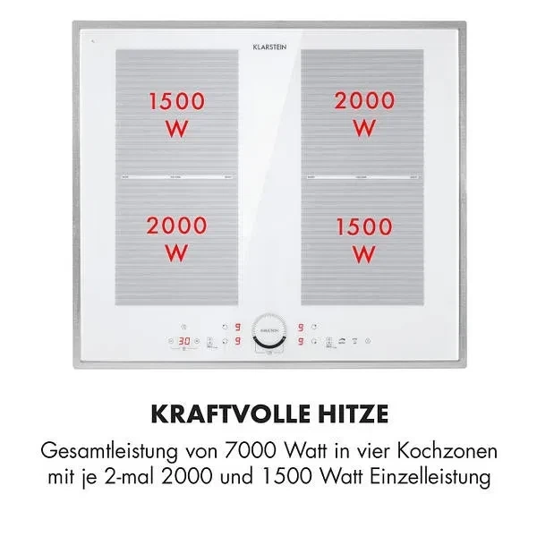 Индукционная плита Klarstein Delicatessa 60 Prime белая (10035267) - изображение 4