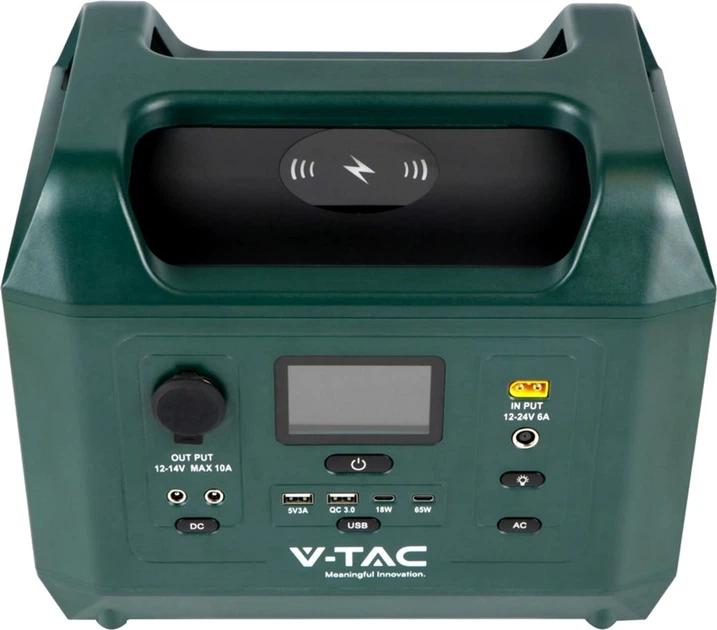 Зарядна станція V-TAC VT-606N / 600 Вт / 576 Вт⋅год / LiFePO4