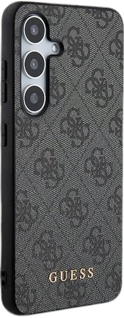 Etui Guess Hardcase 4G Metal Gold Logo do Samsung Galaxy A35 A356 Black (GUOHCSA35G4GFGR) - obraz 4
