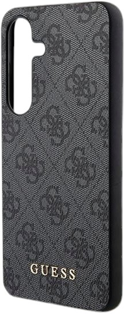 Etui Guess Hardcase 4G Metal Gold Logo do Samsung Galaxy A35 A356 Black (GUOHCSA35G4GFGR) - obraz 6