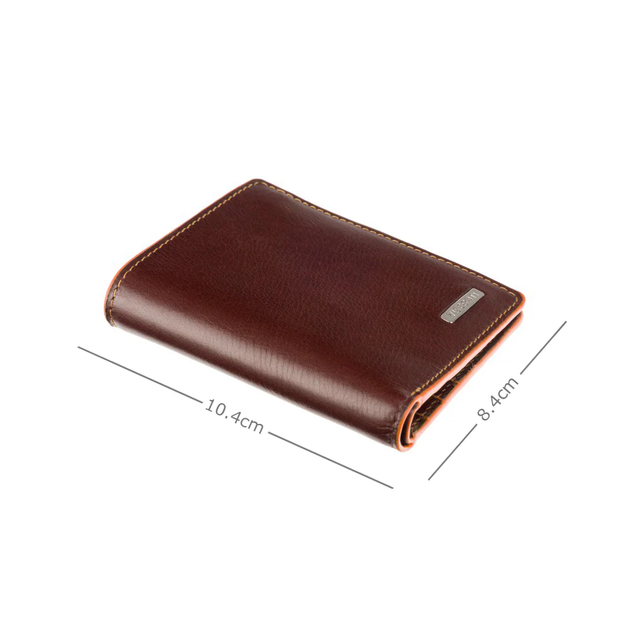Мужской кожаный кошелек Visconti ALP92 Tignes (Brown) - изображение 4