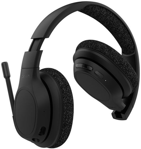 Słuchawki Belkin Soundform Adapt Wireless BT5.2 AUD005BTBLK Black (745883857692) - obraz 3