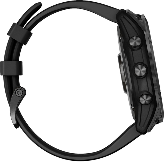 Zegarek sportowy Garmin fenix 7X 35.56 mm Solar Slate Gray with Black Band (010-02541-01) - obraz 4
