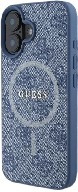 Панель Guess Hardcase 4G Ring Classic Logo MagSafe для Apple iPhone 16 Plus Blue (GUHMP16MG4GFRB) - зображення 2