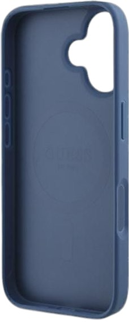 Панель Guess Hardcase 4G Ring Classic Logo MagSafe для Apple iPhone 16 Plus Blue (GUHMP16MG4GFRB) - зображення 7