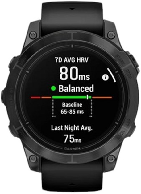 Смарт-годинник Garmin epix Pro (Gen 2) Standard Edition 47 mm Slate Grey with Black Band (010-02803-01) - зображення 6