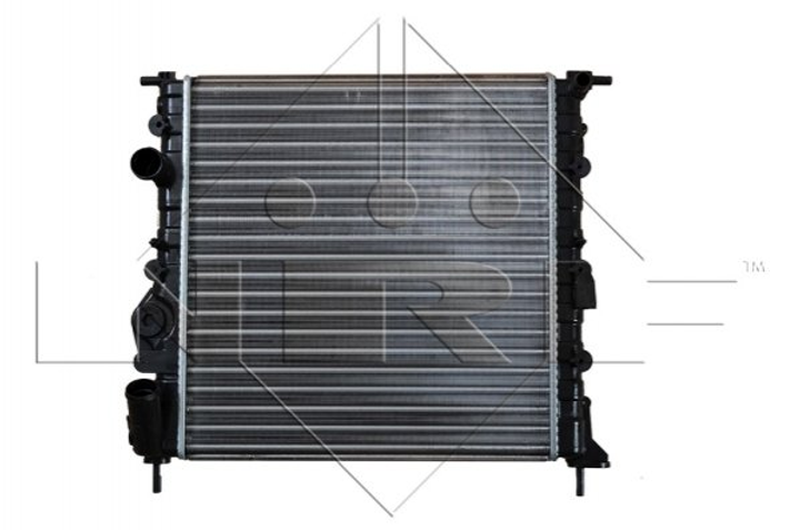 Радиатор охлаждения двигателя NRF 58196 Renault Clio 7700430647, 7700836300, 8660000442 - изображение 2