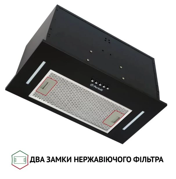 Витяжка вбудована Perfelli BI 5653 BL 1000 LED - зображення 2