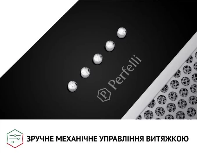Витяжка вбудована Perfelli BI 5653 BL 1000 LED - зображення 8