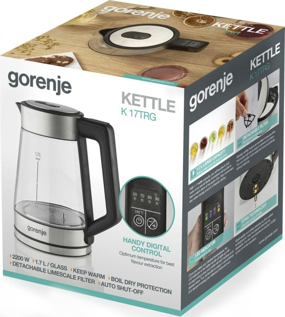 Електрочайник Gorenje K17TRG - зображення 8